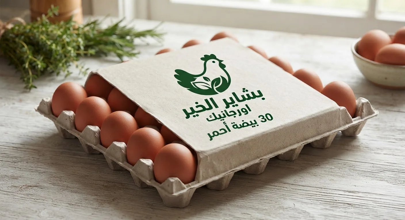 بيض احمر اوجانيك